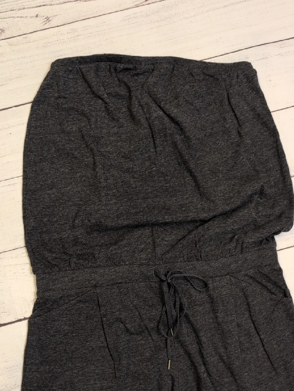 Victoria's Secret Dark Charcoal Strapless Jumpsuit - M - Picture 4 of 7